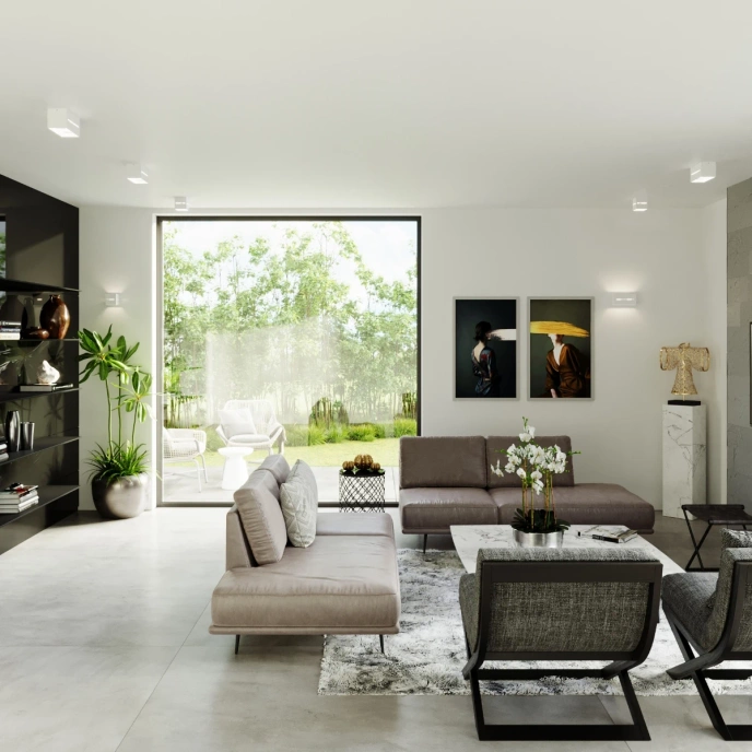 Plafondlamp LOBO wit