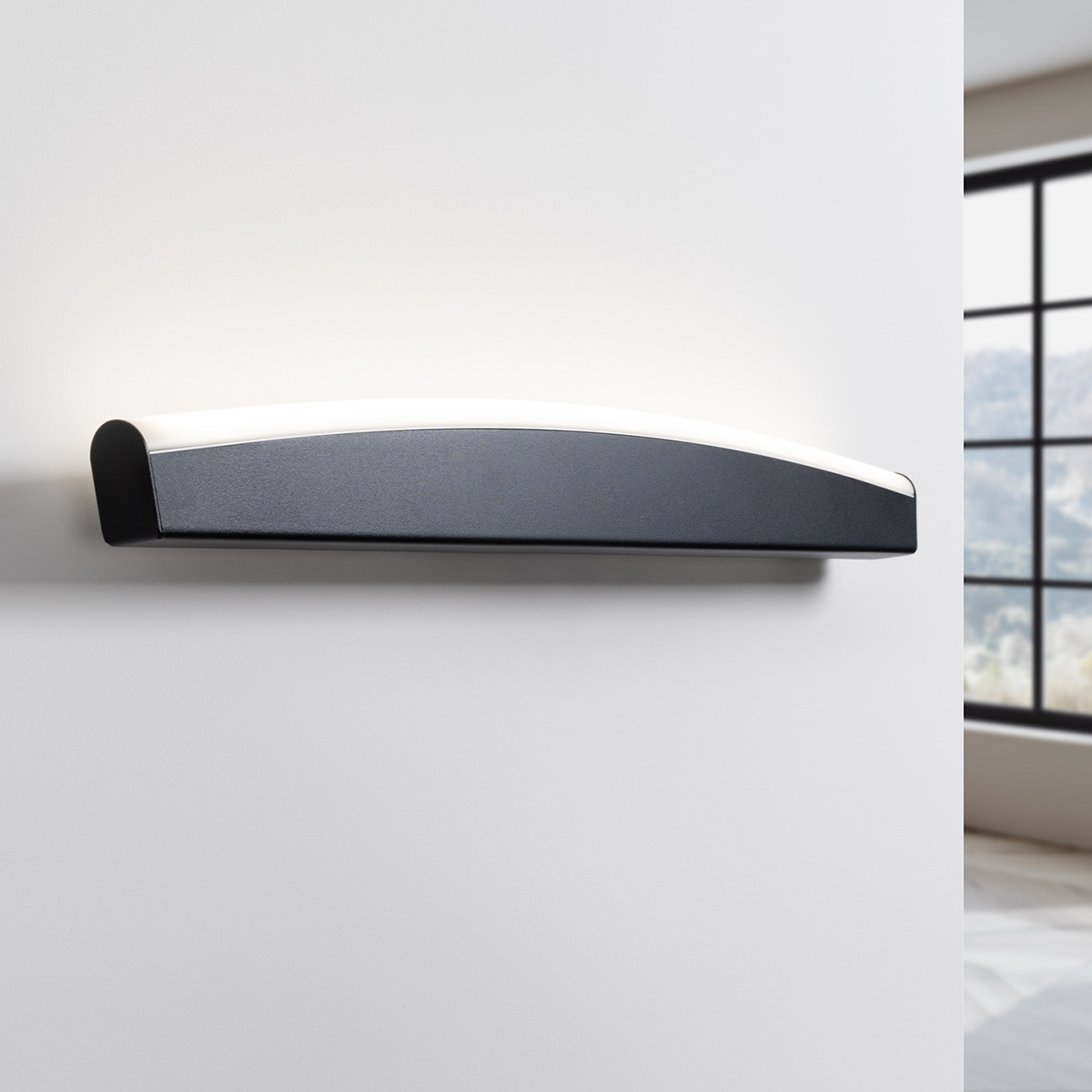 Wandlamp JORUN zwart LED 4000K