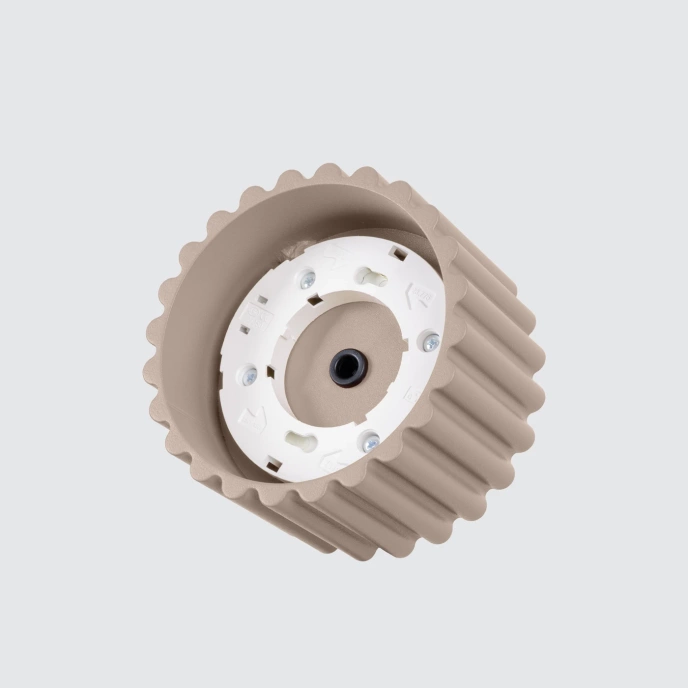 Plafondlamp AURA 1 taupe Gx53