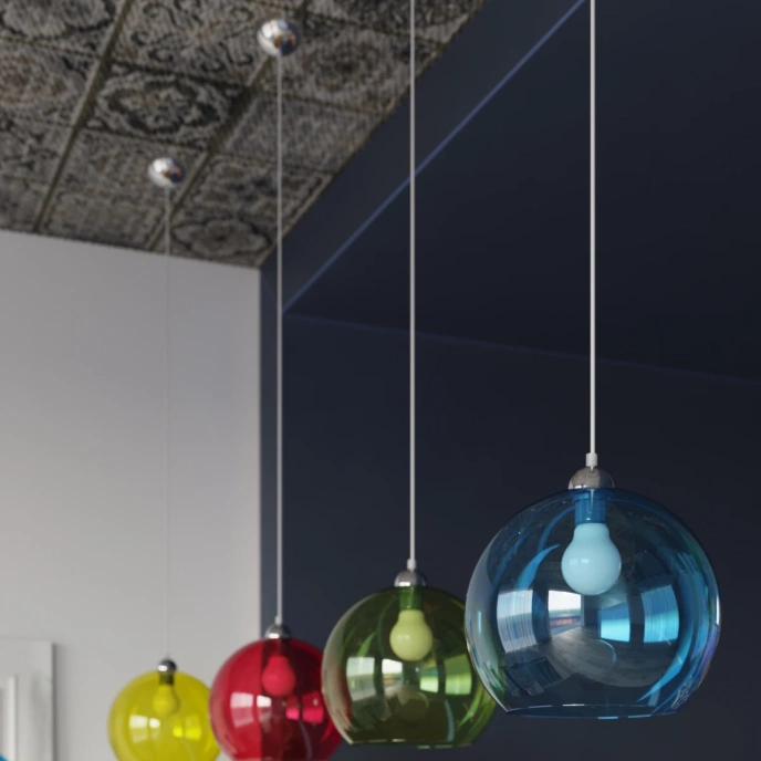 Hanglamp BALL groen