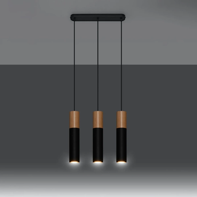 Hanglamp PABLO 3 zwart