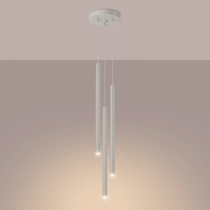 Hanglamp PASTELO 3P beige