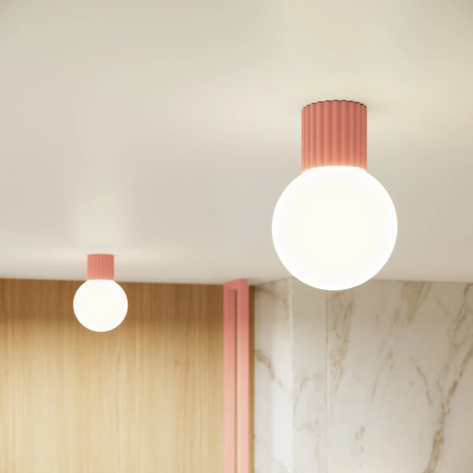 Wandlamp HALO perzik IP44