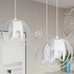 Hanglamp TULOS 1 wit
