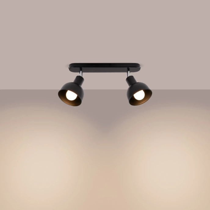 Plafondlamp ELBA 2 zwart