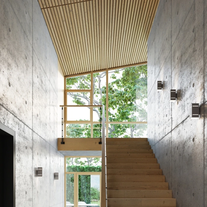 Wandlamp BLOCCO grijs