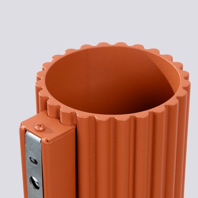 Wandlamp AURA rood ochra G9