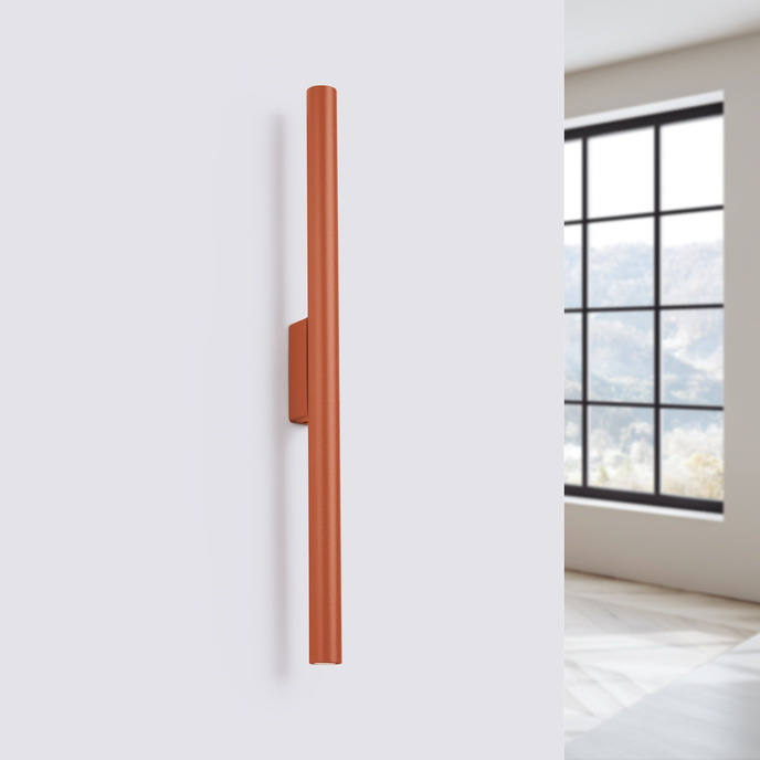 Wandlamp PASTELO 2 rood oker
