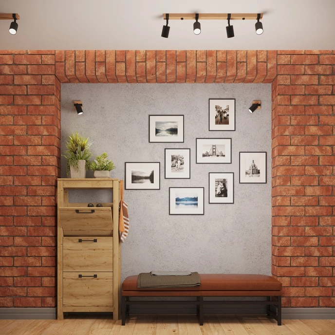 Plafondlamp FAGER 3 zwart