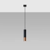Hanglamp LOOPEZ 1 zwart/koper