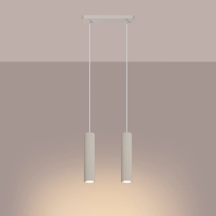 Hanglamp KARBON 2 beige