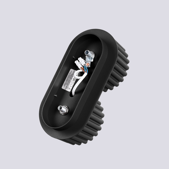 Plafondlamp AURA 2 zwart Gx53