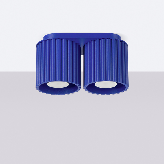 Plafondlamp AURA 2 ultramarijn GU10