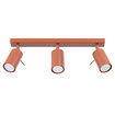Plafondlamp RING 3L rood ochra