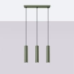 Hanglamp LAGOS 3L olijfgroen