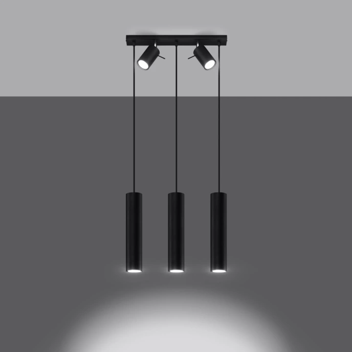 Hanglamp RING 3 zwart