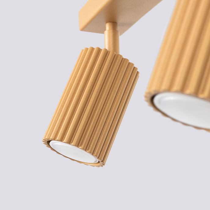 Plafondlamp KARBON 3L goud