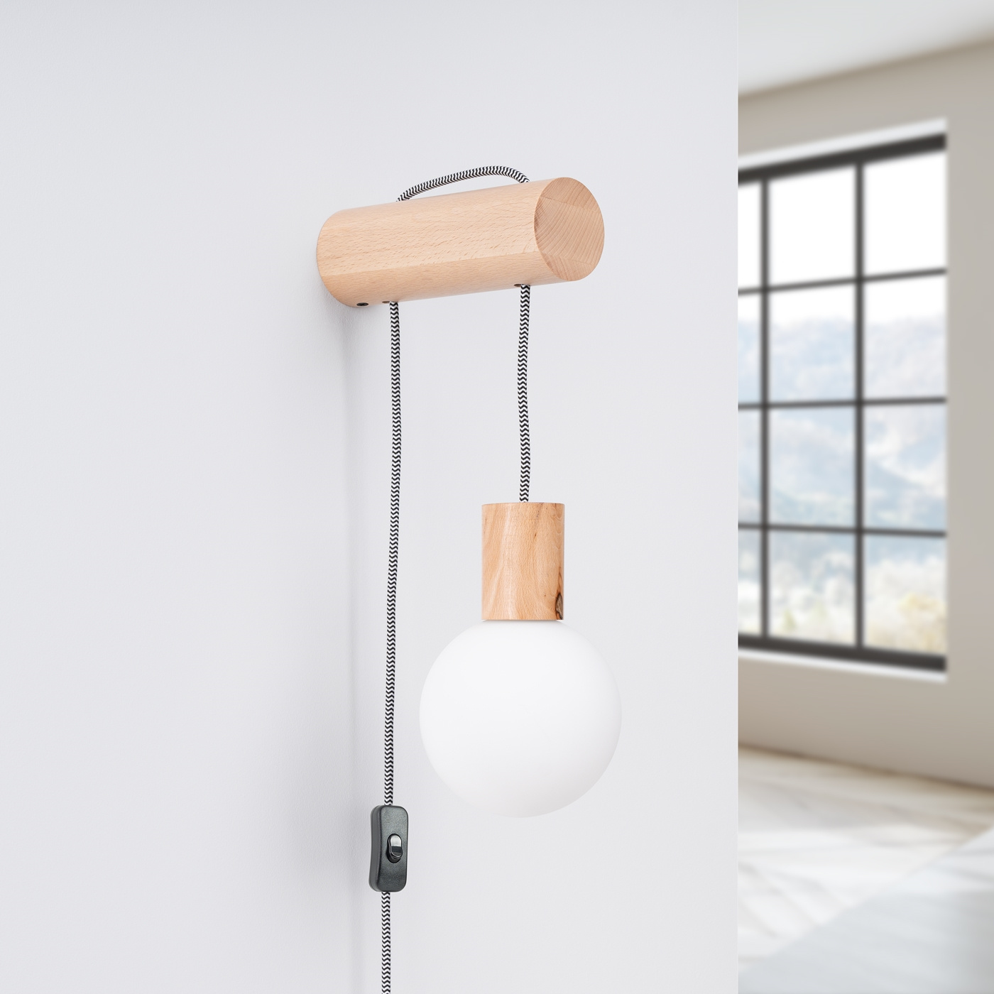 Wandlamp NIBMI G9 met schakelaar