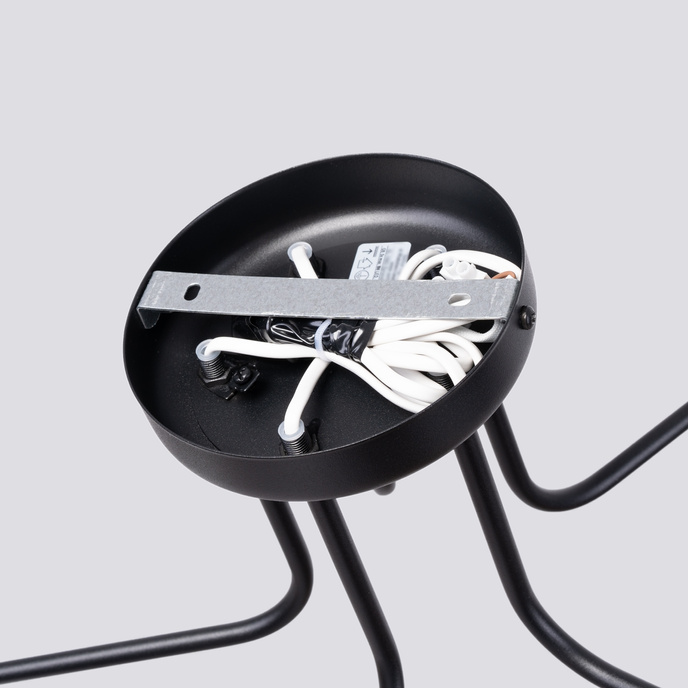 Kroonluchter ASTRAL 5 zwart