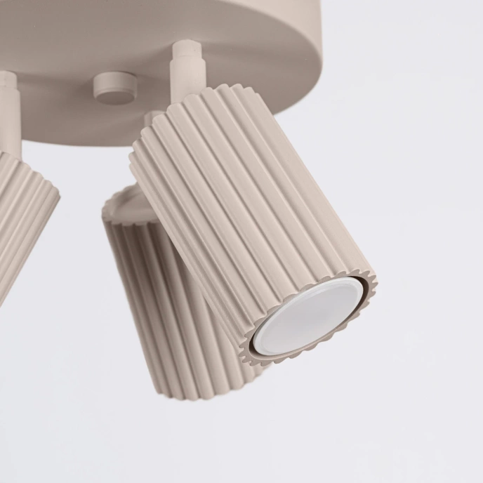 Plafondlamp KARBON 3P taupe