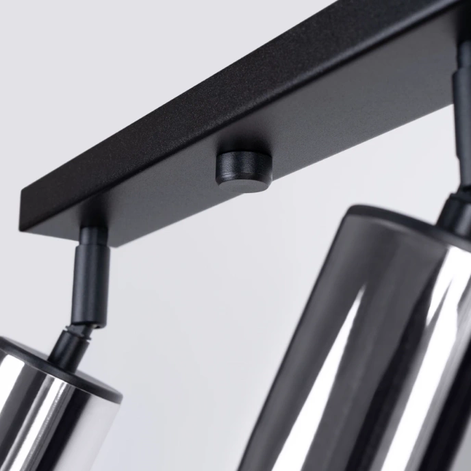 Plafondlamp WINX 4L zwart/chroom