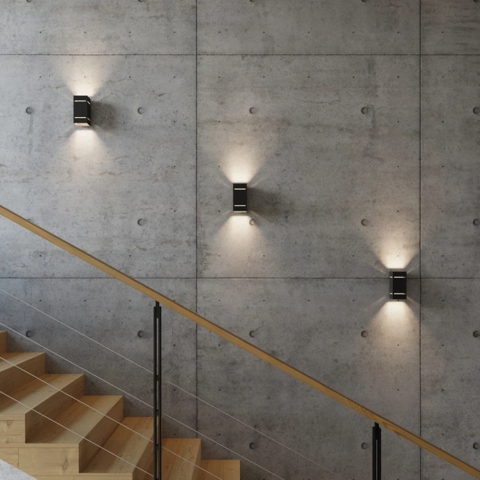 Wandlamp BLOCCO zwart