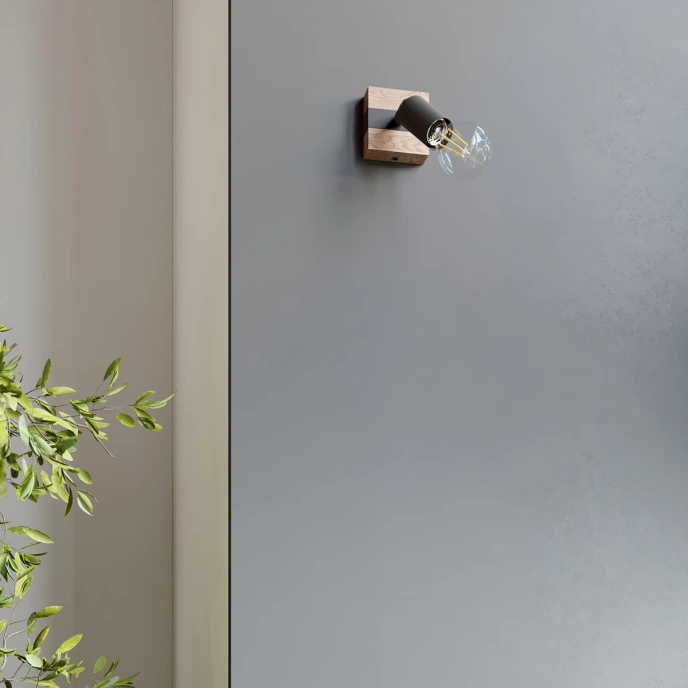 Plafondlamp ZUCA 4 zwart