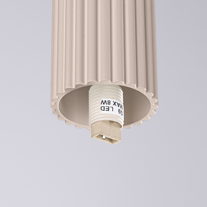 Plafondlamp HALO taupe IP44