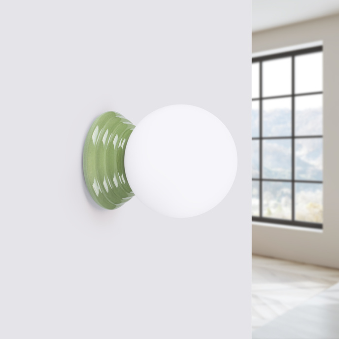 Wandlamp ZORI groen IP44