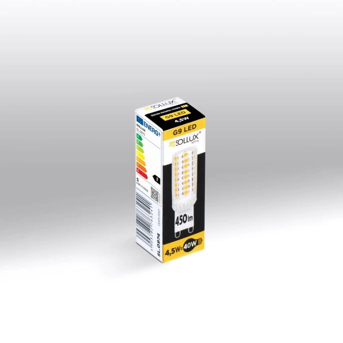 LED lamp G9 3000K 4,5W 450lm