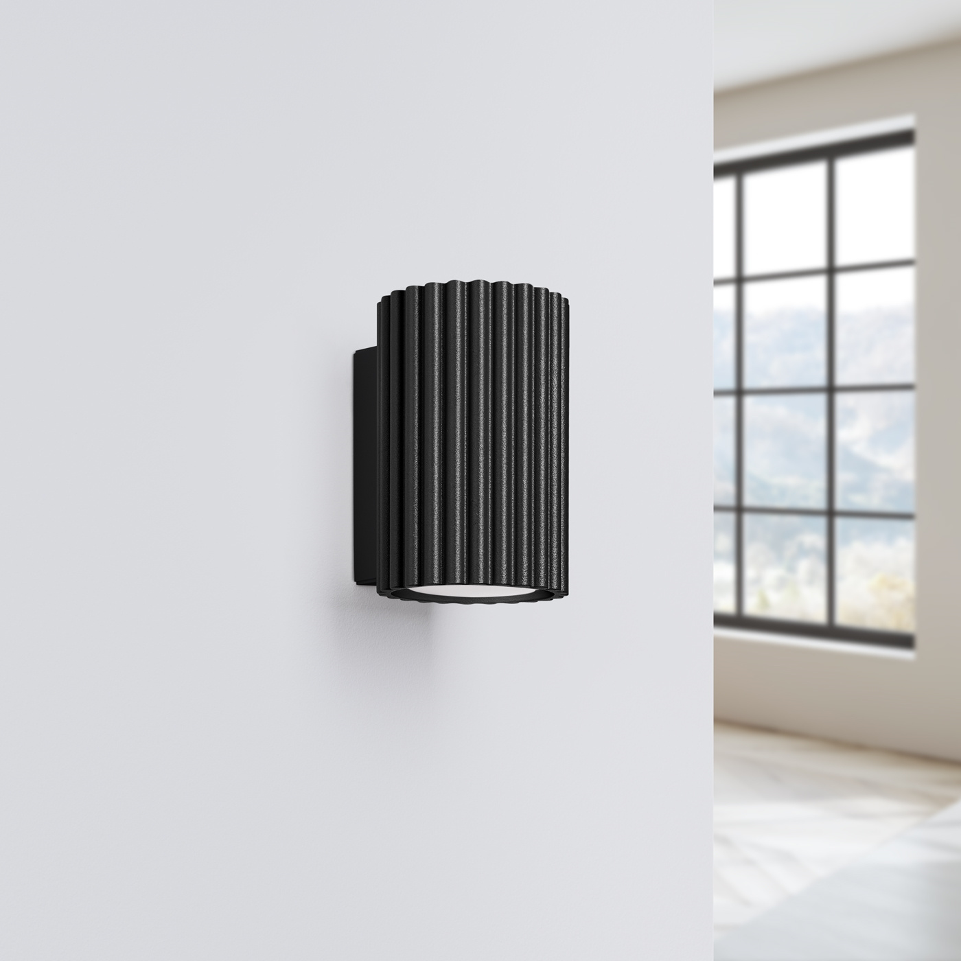 Wandlamp KARBON 10 zwart