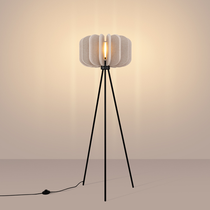 Staande lamp MULA 45 beige