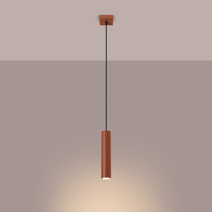 Hanglamp LAGOS 1 rood oker