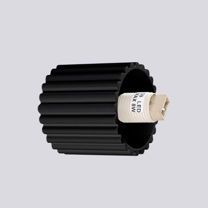 Wandlamp HALO zwart IP44