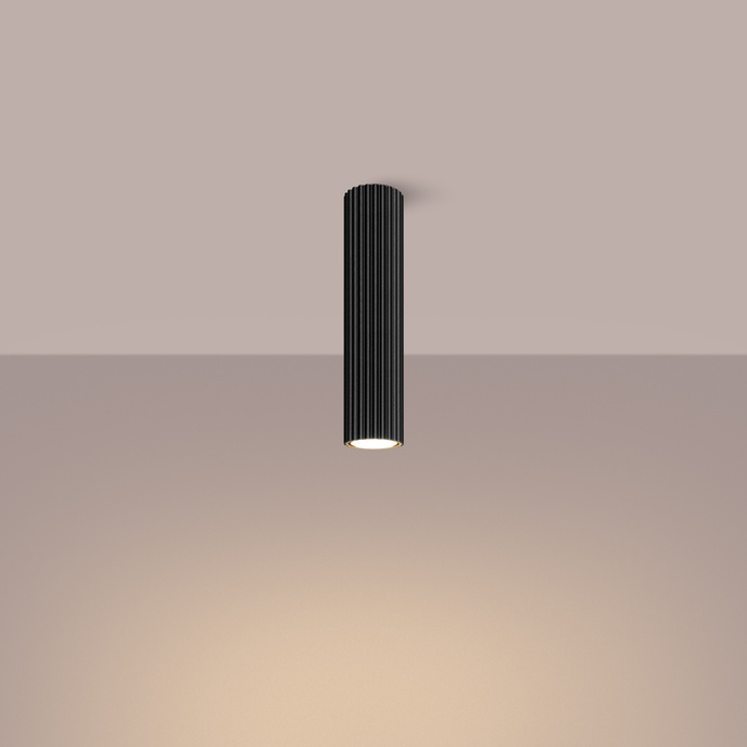 Plafondlamp KARBON 30 zwart