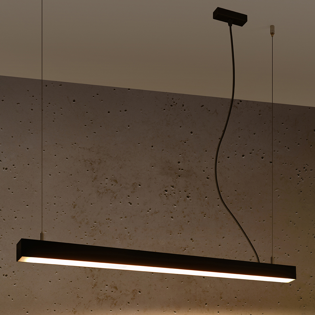 Hanglamp PINNE 90 zwart