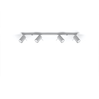 Plafondlamp RING 4L grijs