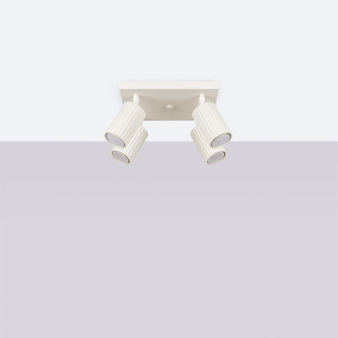 Plafondlamp KARBON 4 beige