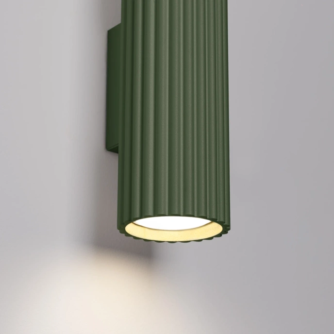 Wandlamp KARBON 30 olijfgroen