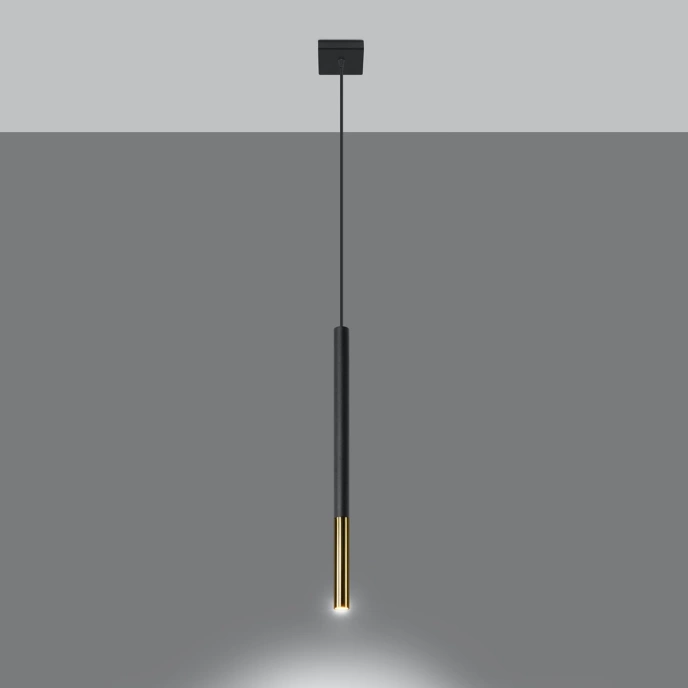 Hanglamp MOZAICA 1 zwart/goud