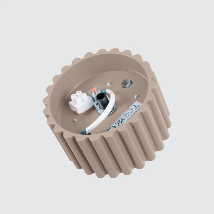 Plafondlamp AURA 1 taupe Gx53