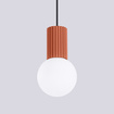 Hanglamp HALO 1 rood ochra