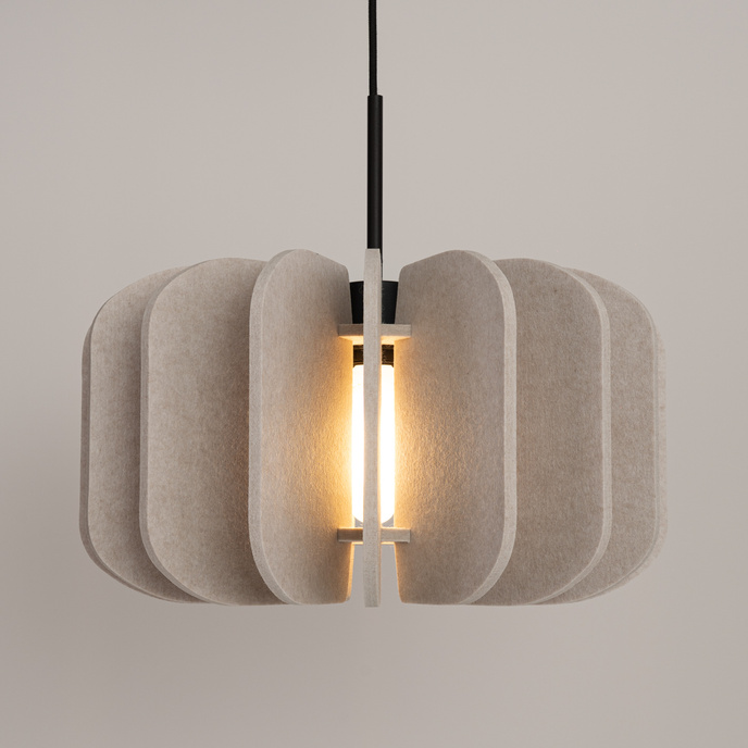 Hanglamp MULA 45 beige
