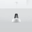 Hanglamp CASCO wit/zwart