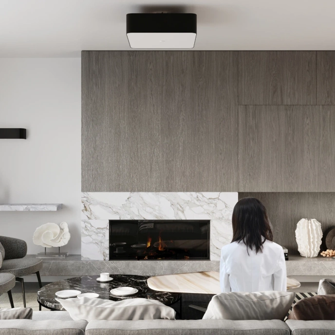 Plafondlamp LOKKO 45 wit