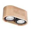 Plafondlamp BASIC 2 naturel hout