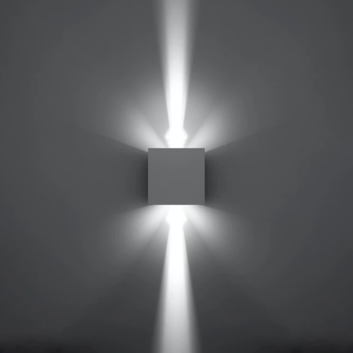 Wandlamp LUCA wit LED IP54