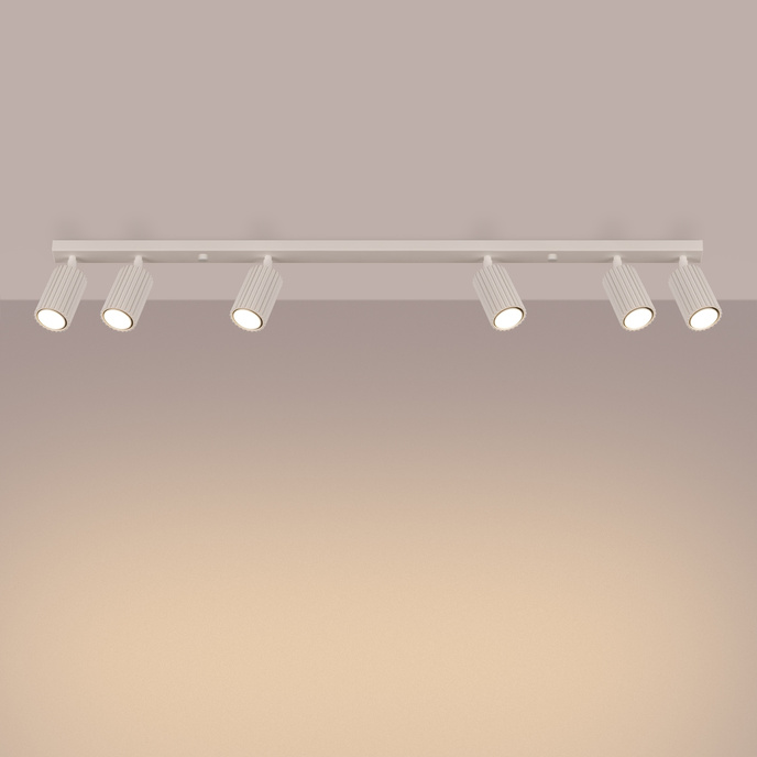 Plafondlamp KARBON 6L beige