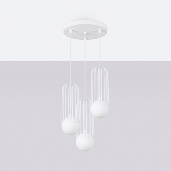 Hanglamp BRINA 3P wit