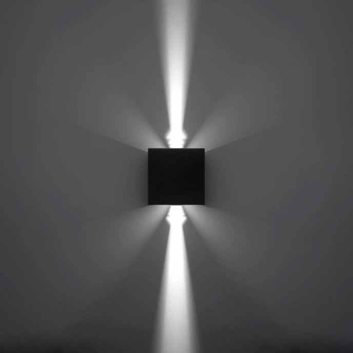 Wandlamp LUCA zwart LED IP54